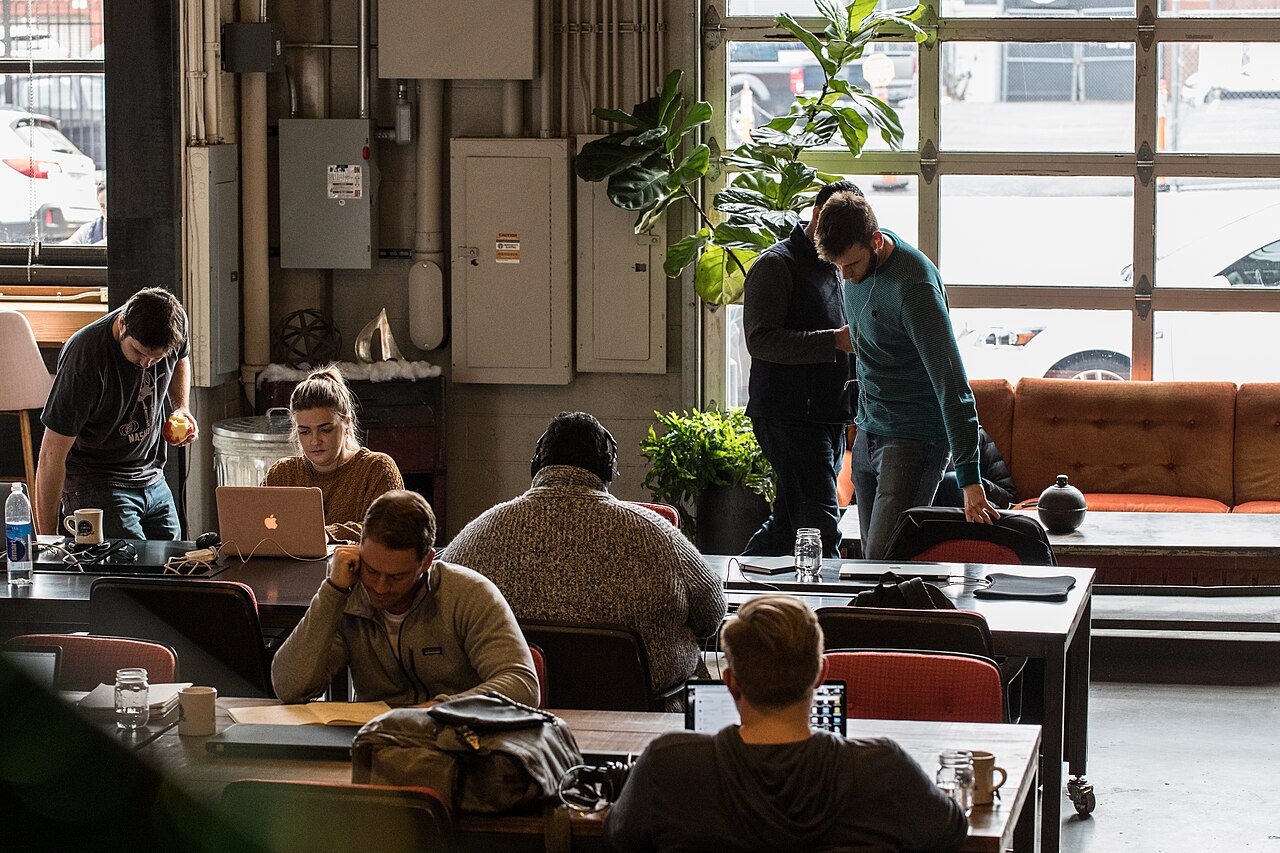 Coworking lounge